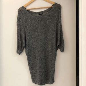 EXPRESS | Gray Oversized Sweater Medium